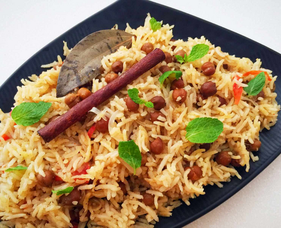 Kala Chana Pulao